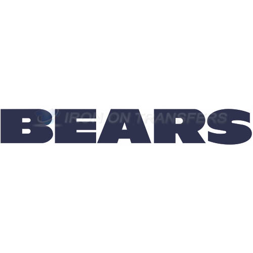 Chicago Bears Iron-on Stickers (Heat Transfers)NO.451